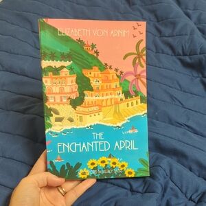 The Enchanted April Illustrated Paperback - Colorful Coastal Cover